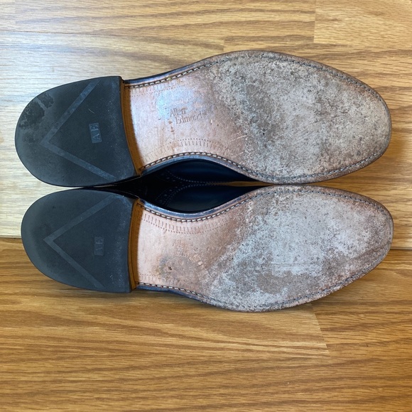 Allen Edmonds Lexington Brogue Cap Toe Oxford Black Men’s Size US 10 A EUC - Picture 11 of 11